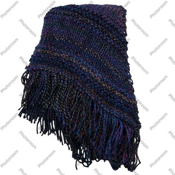 NWOT HAND KNIT SHAWL 100% Acrylic from Denmark Various Colors - Picture 3 of 8